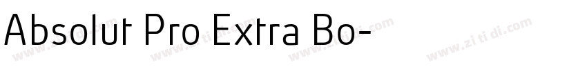 Absolut Pro Extra Bo字体转换 Absolut Pro Extra Bo字体转换